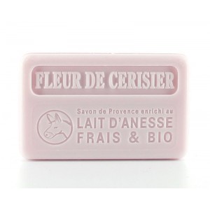Savon fleur de cerisier au lait d'ânesse 100g Savon fleur de cerisier au lait d'ânesse 100g