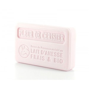 Savon fleur de cerisier au lait d'ânesse 100g Savon fleur de cerisier au lait d'ânesse 100g