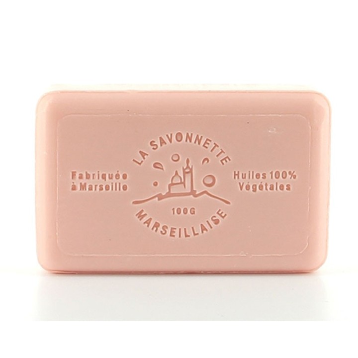Savon rose au lait d'ânesse 100g