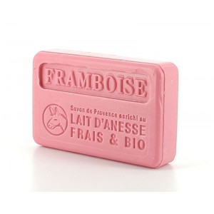 Savon framboise au lait d'ânesse 100g Savon framboise au lait d'ânesse 100g