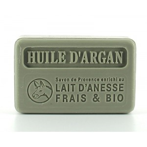 Savon huile d'argan au lait d'ânesse 100g Savon huile d'argan au lait d'ânesse 100g