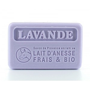 Savon lavande au lait d'ânesse 100g Savon lavande au lait d'ânesse 100g