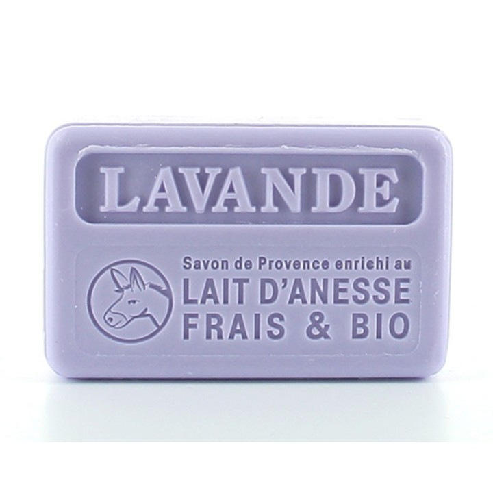 Savon lavande au lait d'ânesse 100g