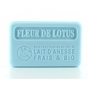 Savon fleur de lotus au lait d'ânesse 100g Savon fleur de lotus au lait d'ânesse 100g