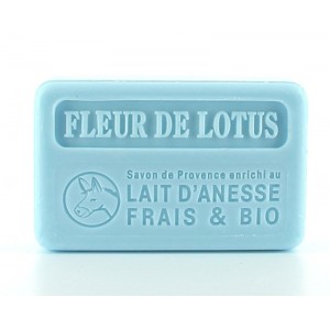 Savon fleur de lotus au lait d'ânesse 100g Savon fleur de lotus au lait d'ânesse 100g