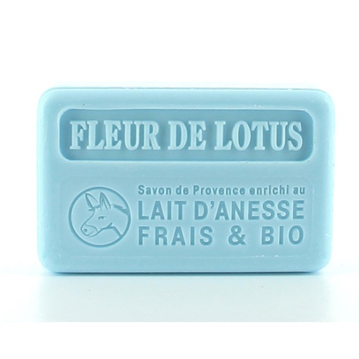 Savon fleur de lotus au lait d'ânesse 100g