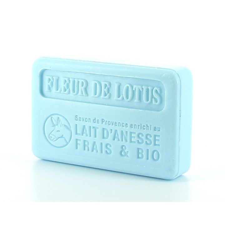 Savon fleur de lotus au lait d'ânesse 100g