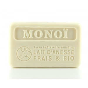 Savon monoï au lait d'ânesse 100g Savon monoï au lait d'ânesse 100g