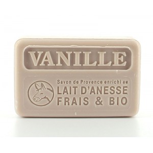 Savon vanille au lait d'ânesse 100g Savon vanille au lait d'ânesse 100g
