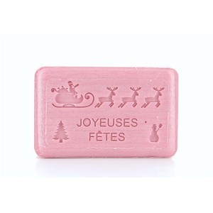 Joyeuses Fêtes Traineau du Père Noël Savonnette Marseillaise 125 g