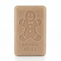 Bonnes Fêtes Bonhomme Pain d'Epices Savonnette Marseillaise 125 g Bonnes Fêtes Bonhomme Pain d'Epices Savonnette Marseillaise 125 g