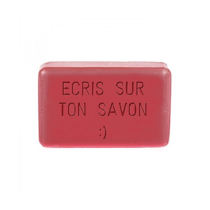 Savon à personnaliser senteur I Love You par la Soap Connection