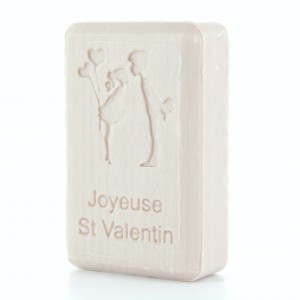 Joyeuse St Valentin Couple d'amoureux Savonnette Marseillaise 125 g Joyeuse St Valentin Couple d'amoureux Savonnette Marseillaise 125 g