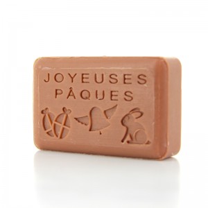 Savon Joyeuses Pâques La Savonnette Marseillaise 125 grammes 3/4 Savon Joyeuses Pâques La Savonnette Marseillaise 125 grammes 3/4