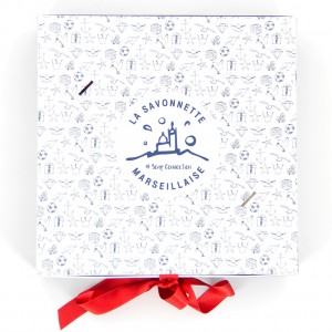 Coffret pour 6 savons La Savonnette Marseillaise Coffret pour 6 savons La Savonnette Marseillaise