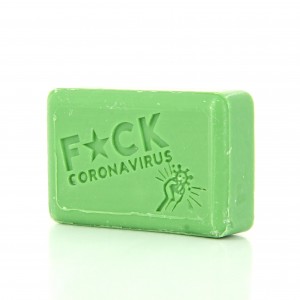 SAVON FUCK CORONAVIRUS 2/3 LA SAVONNETTE MARSEILLAISE SAVON FUCK CORONAVIRUS 2/3 LA SAVONNETTE MARSEILLAISE