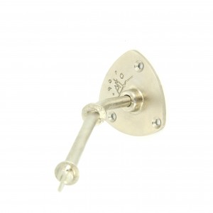 Porte savon mural chrome pour savon écolier Porte savon mural chrome pour savon écolier
