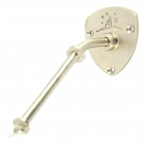 Porte savon mural chrome pour savon écolier Porte savon mural chrome pour savon écolier
