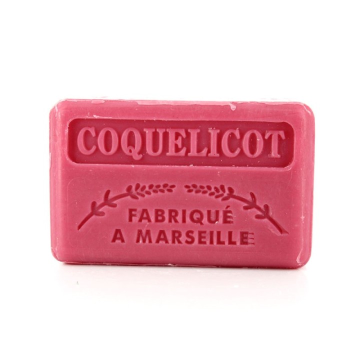 Savon Coquelicot -  Made in Marseille -  enrichie au beurre de karité bio
