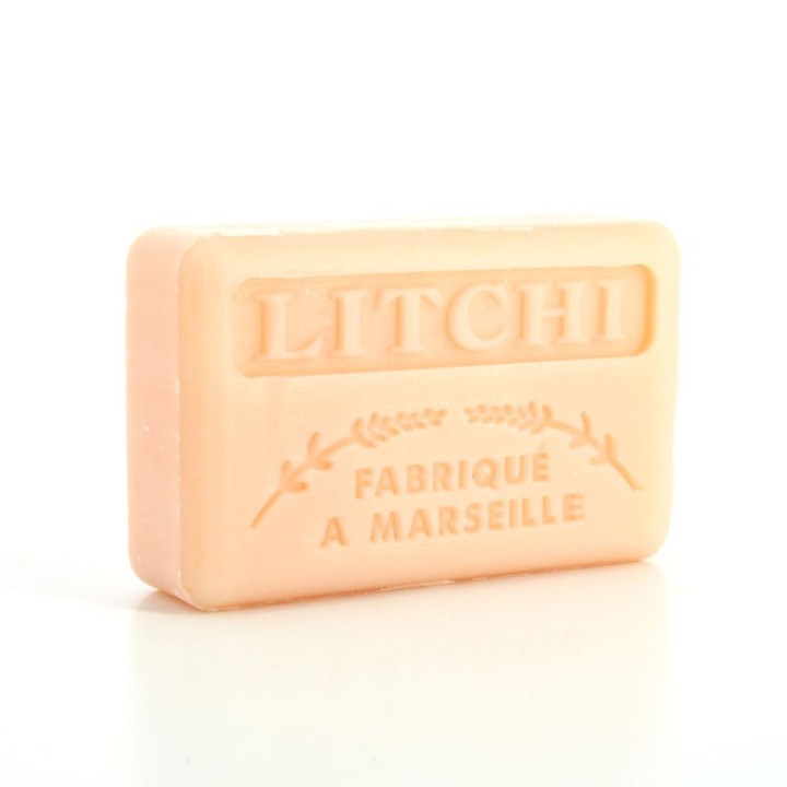 Savon Litchi -  Made in Marseille -  enrichie au beurre de karité bio