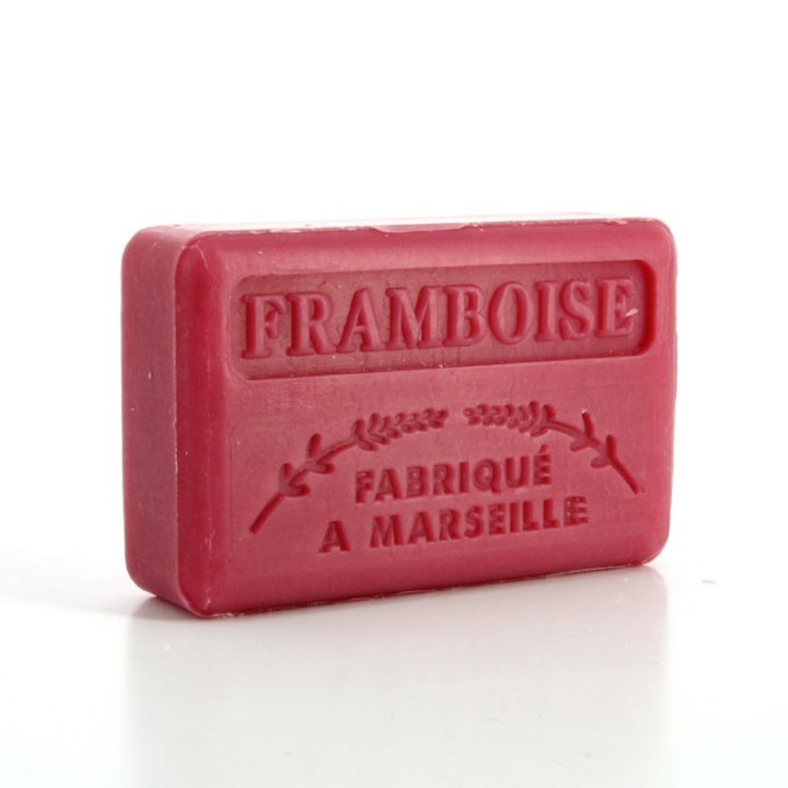 Savon Framboise -  Made in Marseille -  enrichie au beurre de karité bio