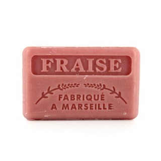 Savon Fraise -  Made in Marseille -  enrichie au beurre de karité bio