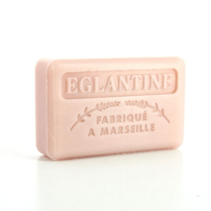 Savon Eglantine -  Made in Marseille -  enrichie au beurre de karité bio