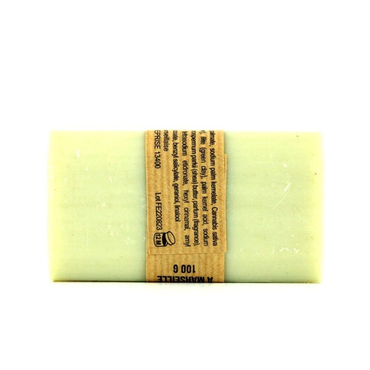 Savon à l'huile de chanvre - Visage et Corps - Fabriqué à Marseille