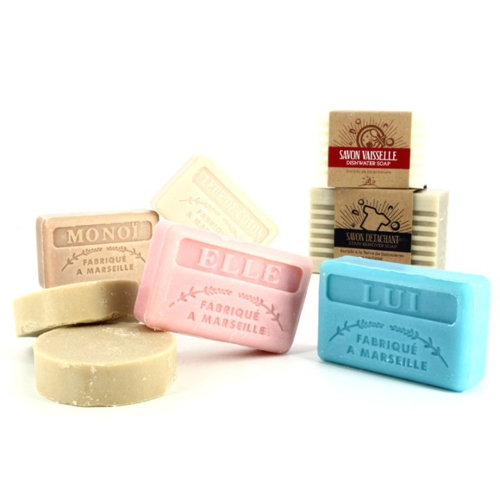 Coffret de Savons DUO pour ELLE et LUI par la Savonnette Marseillaise