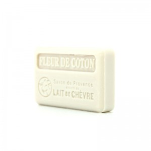 Savon au Lait de chèvre senteur Fleur de coton 100g