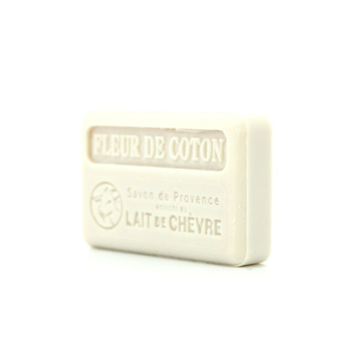 Savon 100g Lait de chèvre senteur Fleur de coton 100g - La Savonnette Marseillaise