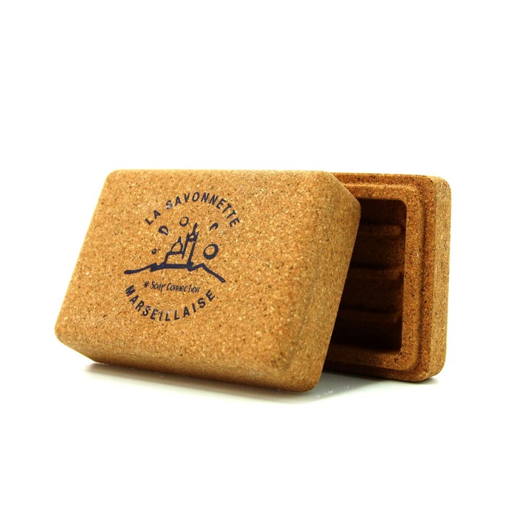Boîte de Rangement et  de Transport pour Savonnette en Liège
