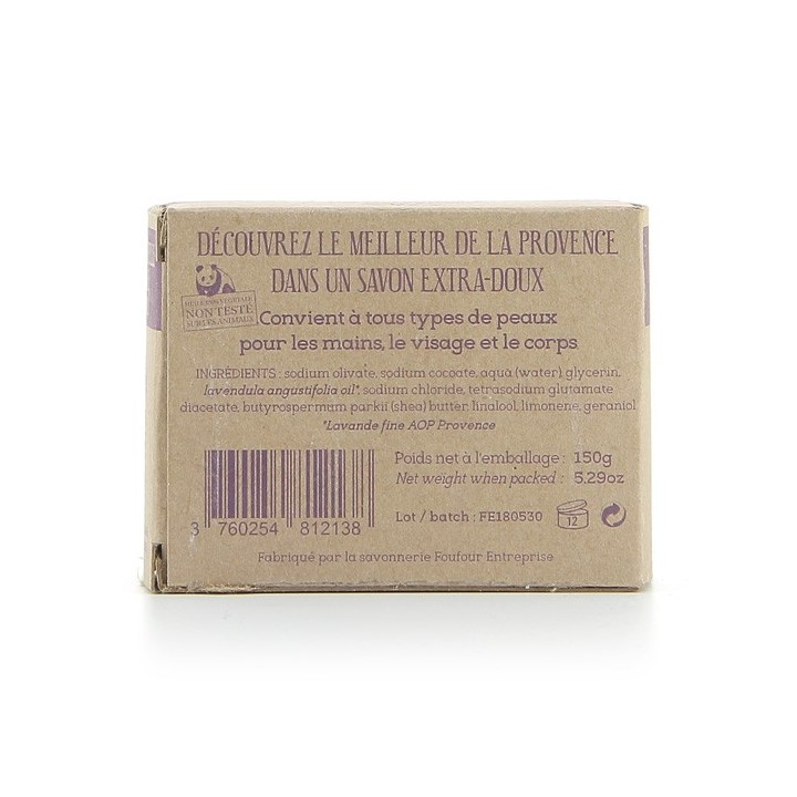 A l'Huile Essentielle de Lavande AOP Provence 150 g